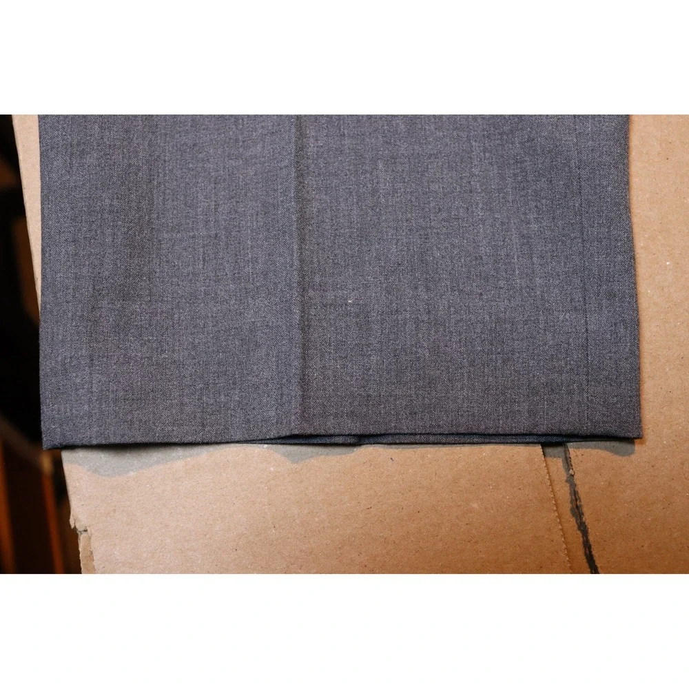 Calvin Klein Boys Slim Fit Flat Front Stretch Dress‎ Pants Grey Heather Size 20